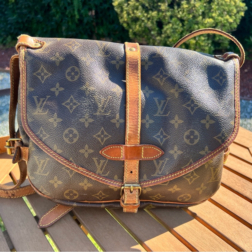 Louis Vuitton Brown Monogram Shoulder Bag